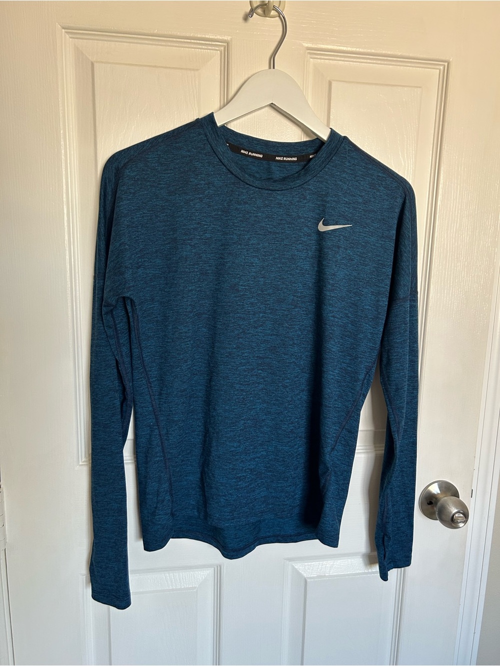 Nike Long-Sleeve Performance Top - Teal Blue